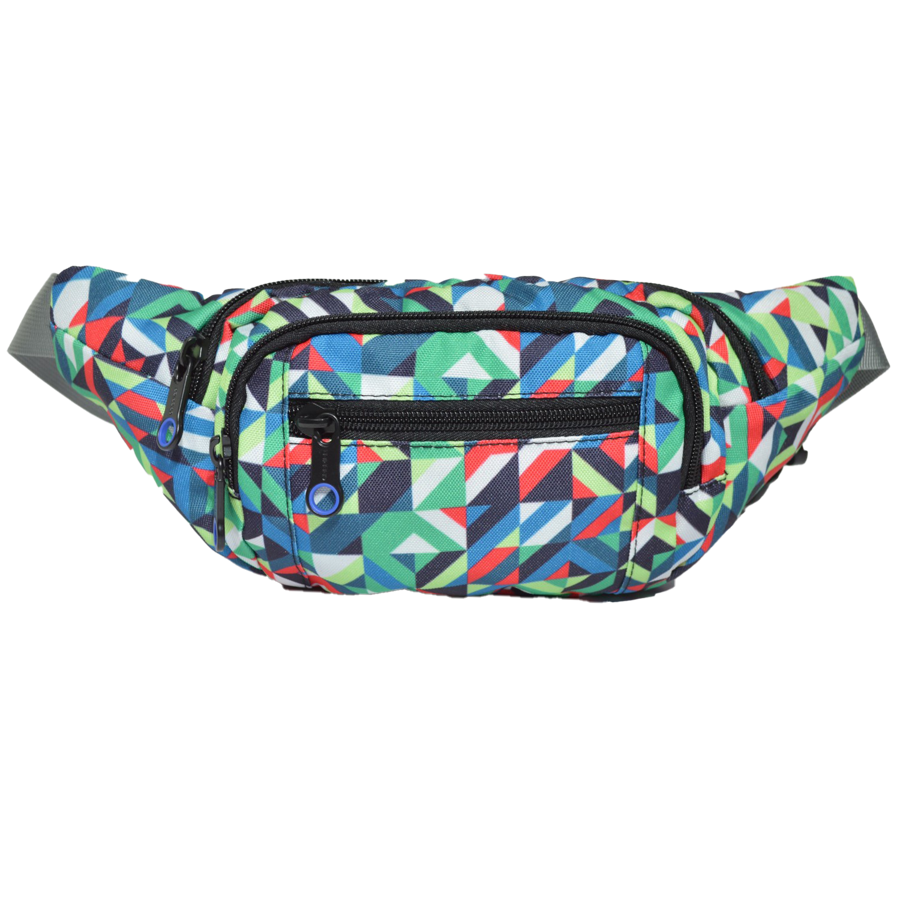 Sublimation 600D Polyester Waist Bag w/ 4 Pockets