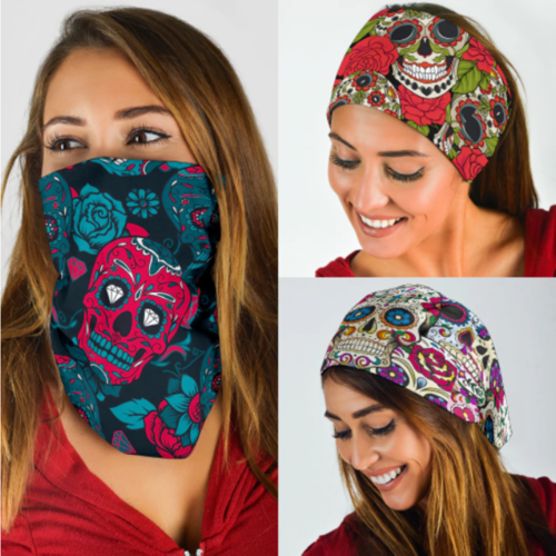 Triangle Shaped Sublimated Bandana