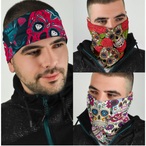 Square Shaped Sublimated Bandana