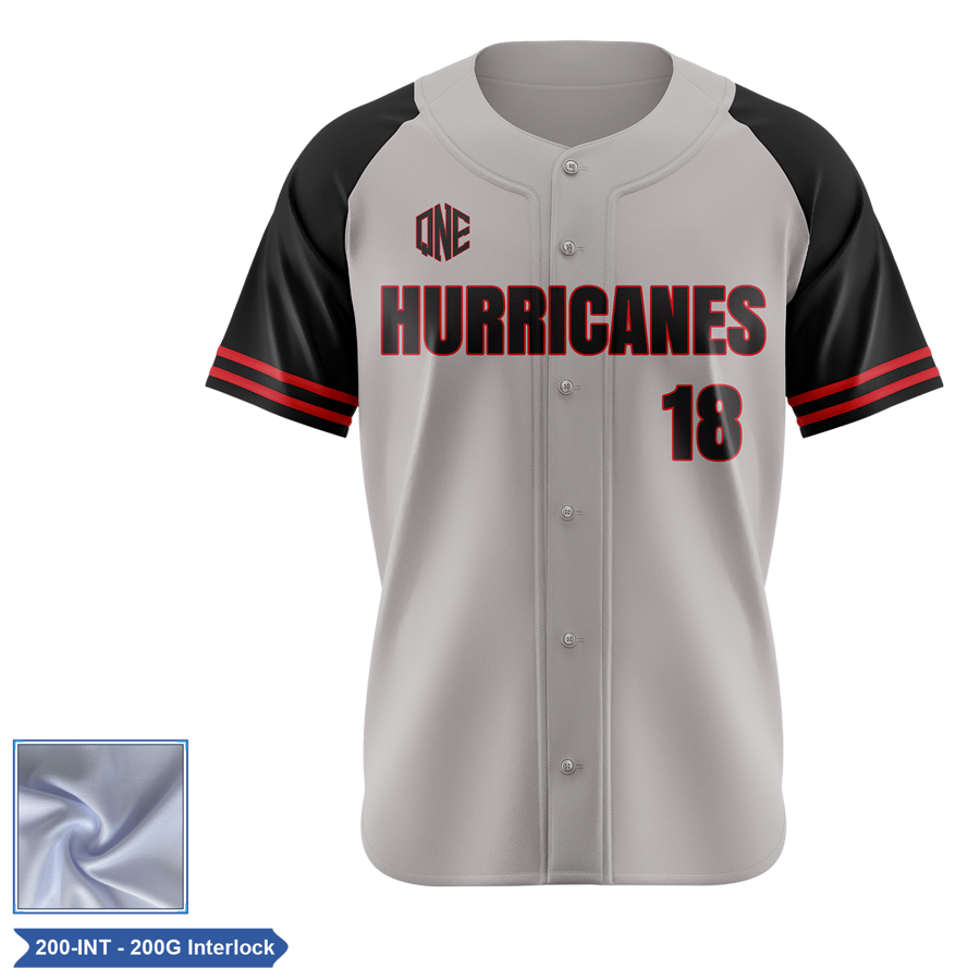 Men's & Kids' Sublimation Full-Button Baseball Jersey - 200G