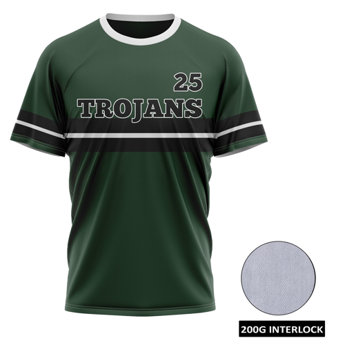 Men's and Kids' Sublimation Baseball Fanwear Jersey (Crew or