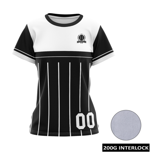 Women's Sublimation Baseball Fanwear Jersey