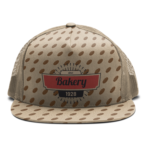 Premium Sublimation 5 Panel Mesh Back Trucker Cap -