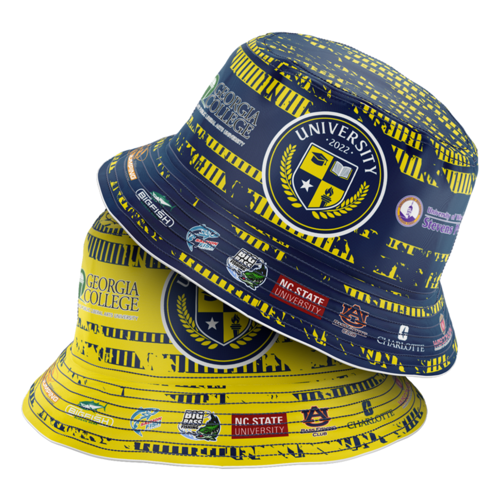 Polyester Twill Full Sublimation Reversible Bucket Hat