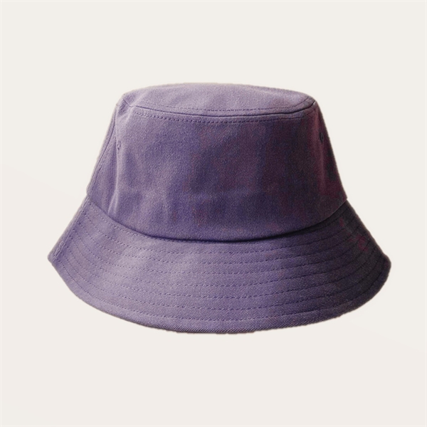 Washed Cotton Single-Sided Bucket Hat