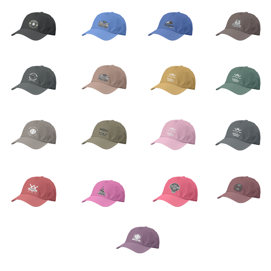 Premium Stock Washed Cotton 6-Panel Unstructured Cap w/ Metal Buckle