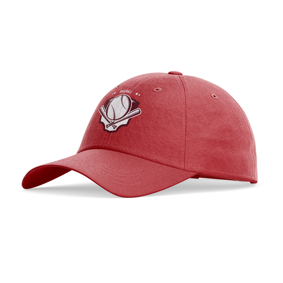 Premium Stock Cotton Twill 6-Panel Structured Cap w/ Metal