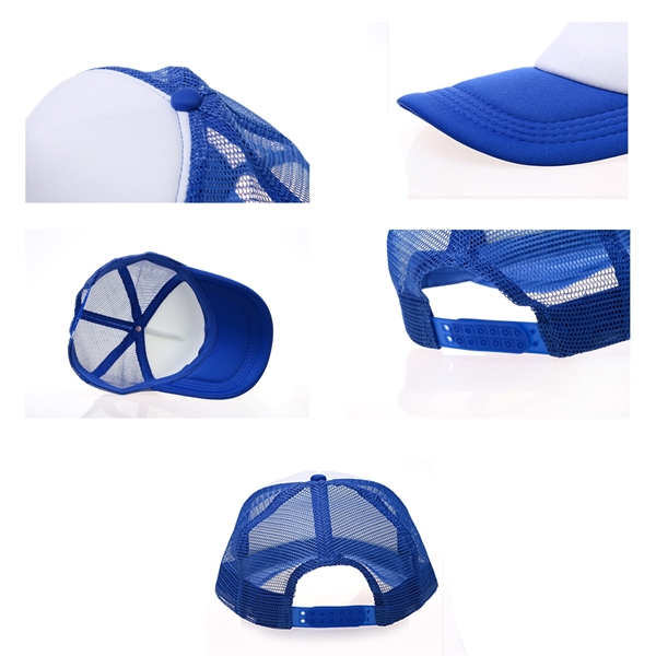 White Blue Cap