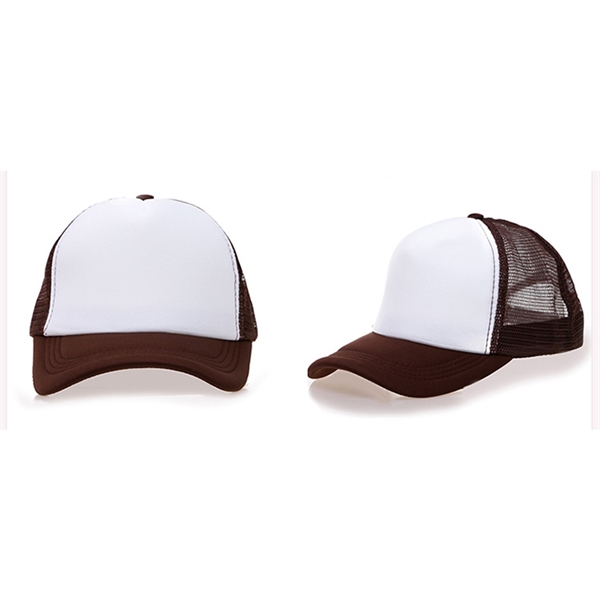 White Brown Cap