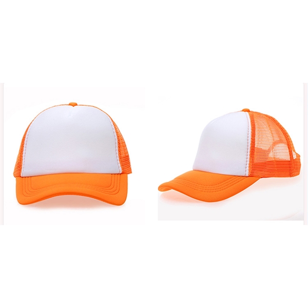 White Orange Cap