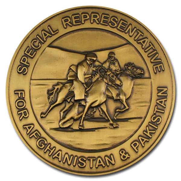 Zinc Alloy Challenge Coin with Antique Plating Finishes -