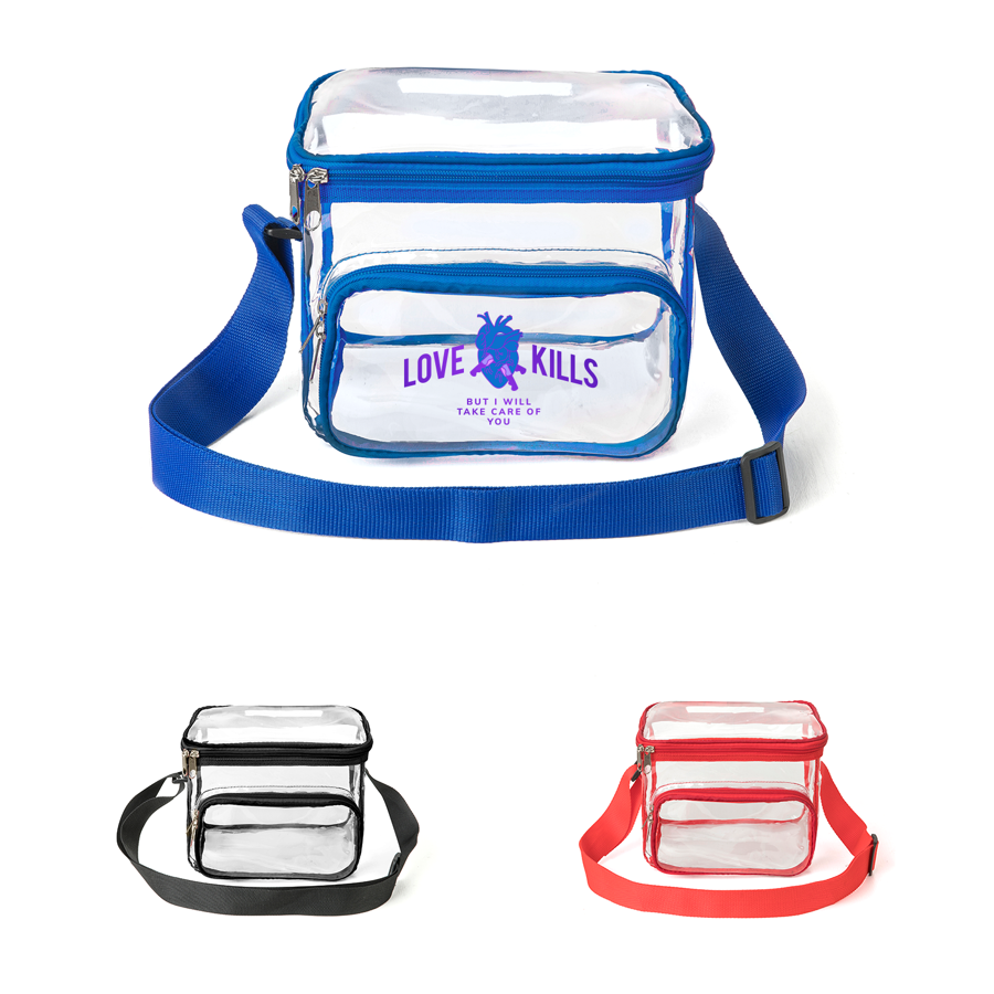 ClearPass Clear Lunch Bag - 7.5"x8"x6"