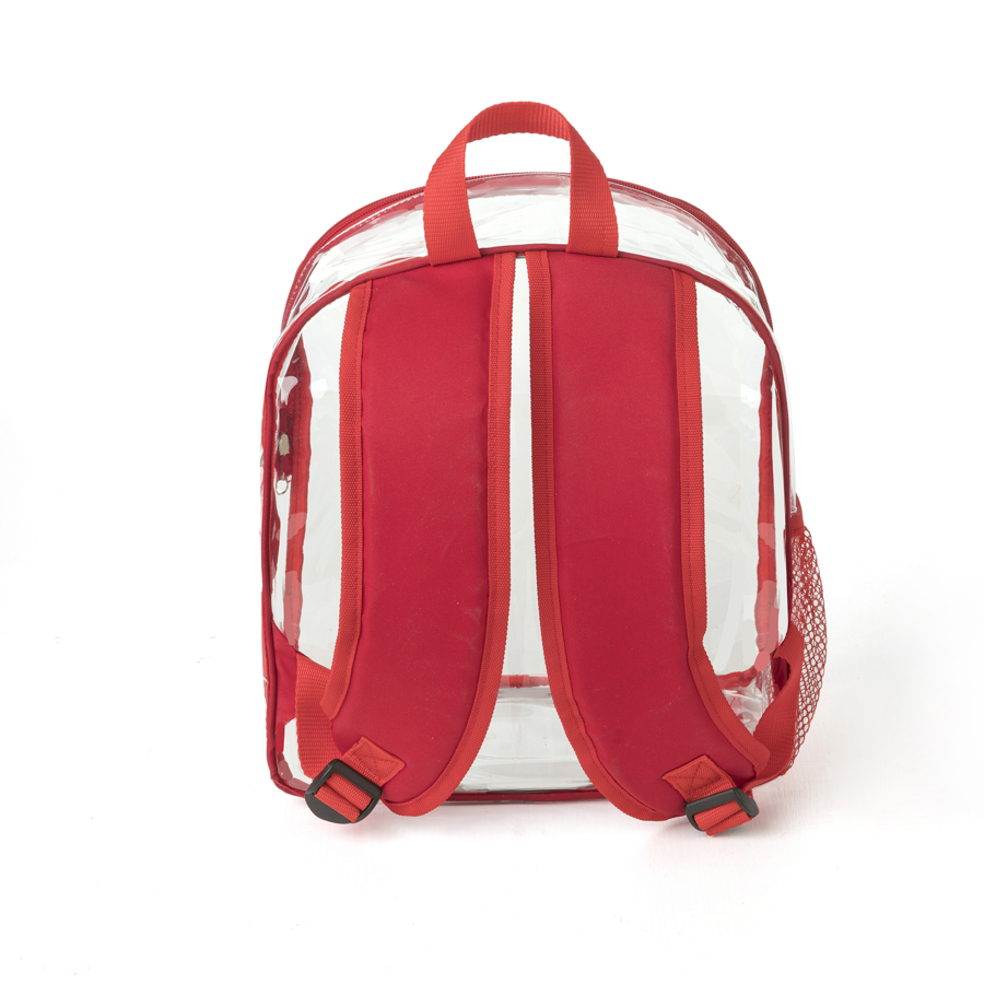 Clear red back