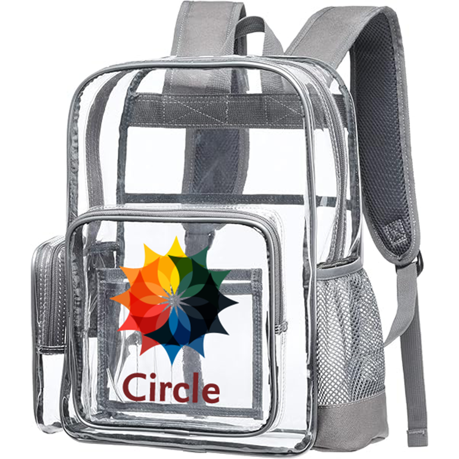 ClearPass Backpack w/ Multi PVC Slots - 17"Hx11"Lx6"W