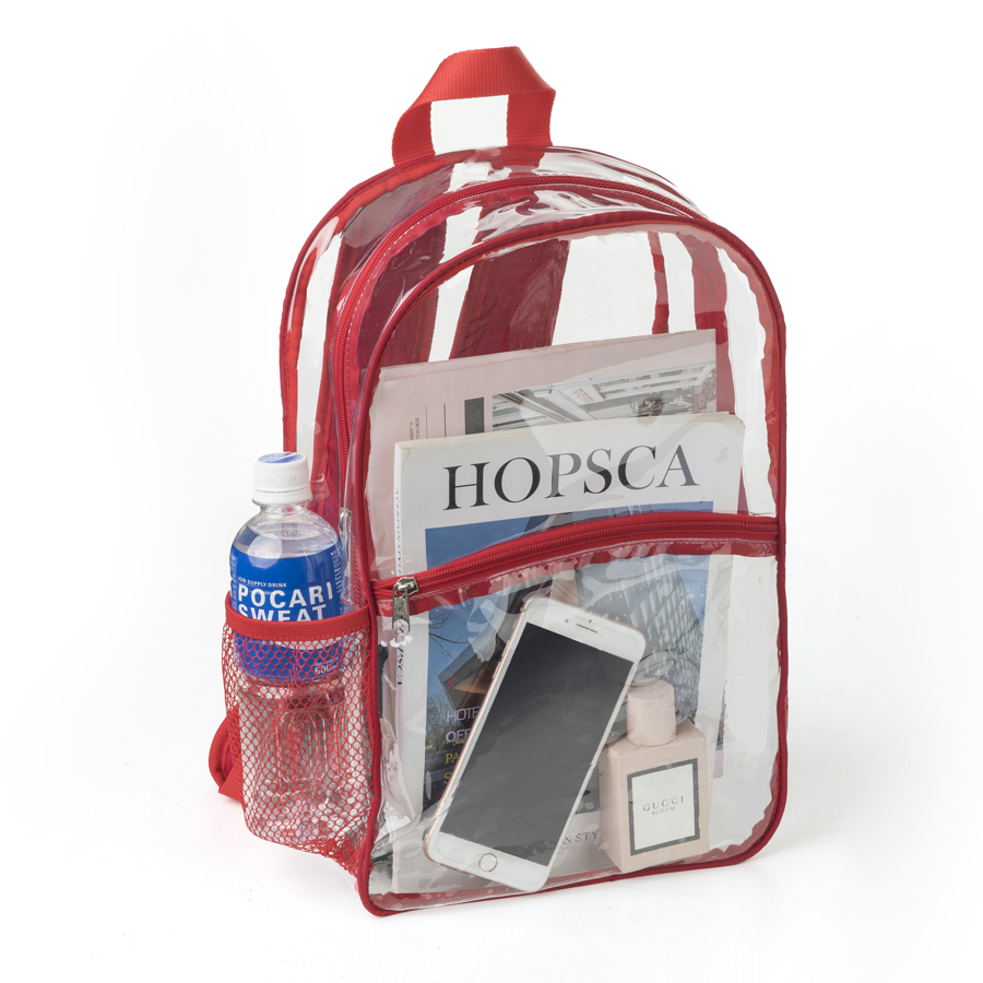 ClearPass Backpack w/ Single Mesh Pocket - 15.5"Hx10"Lx5"W