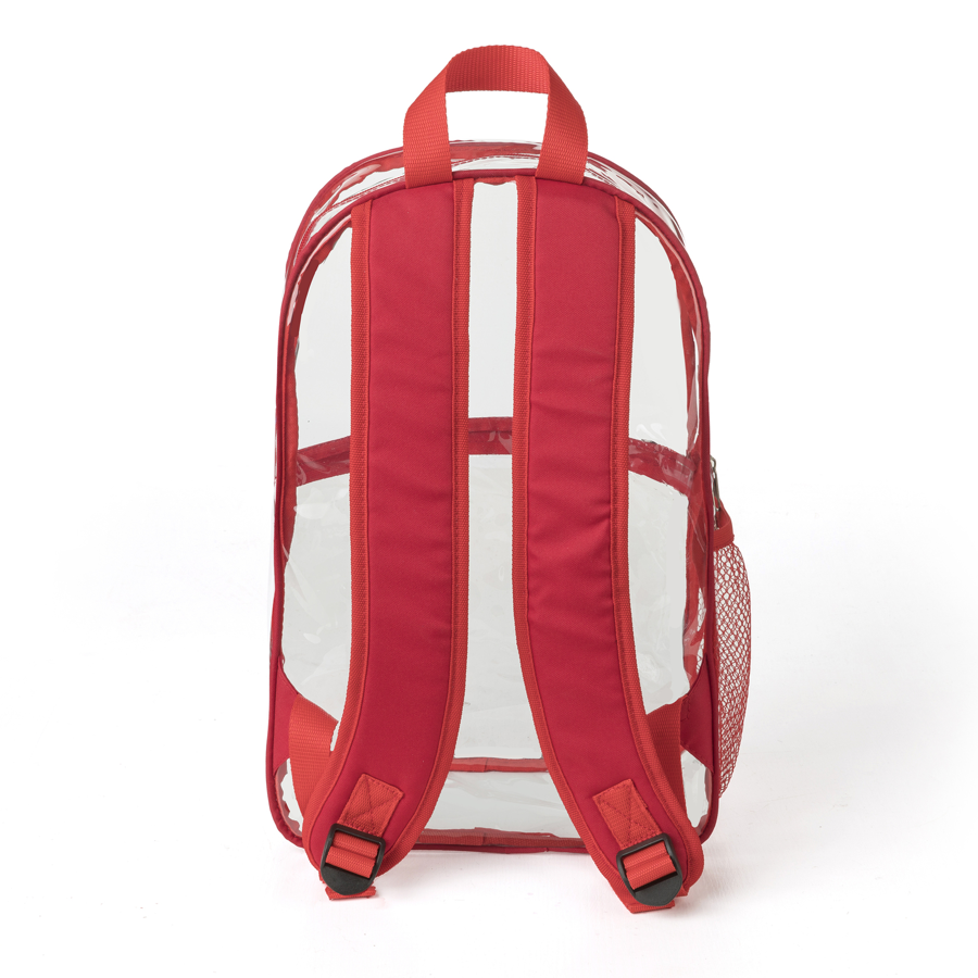 Clear red back