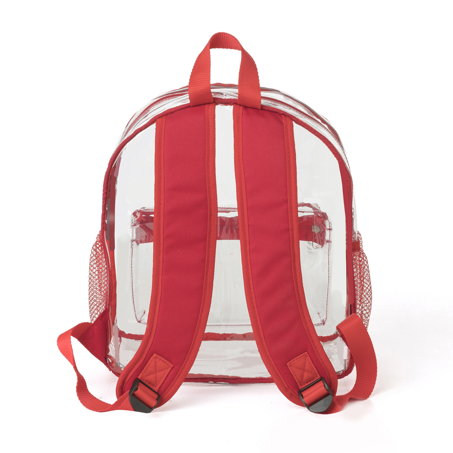 Clear red back