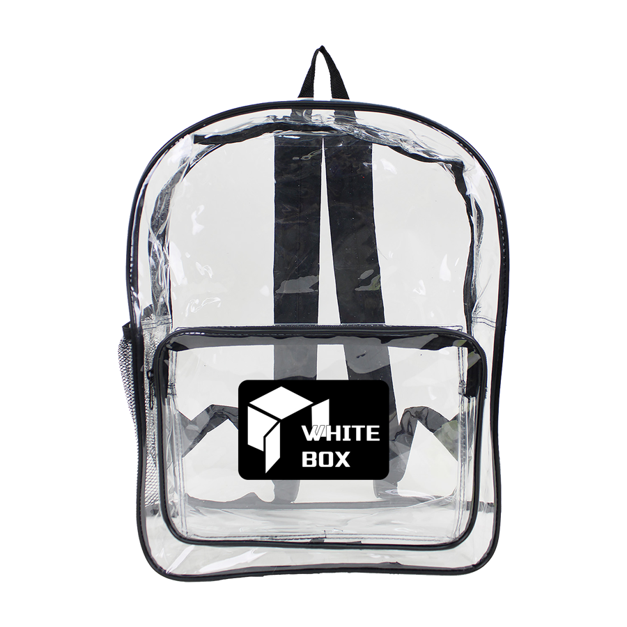 ClearPass Clear Backpack w/ Top Handle - 18"Hx13"Lx6"W