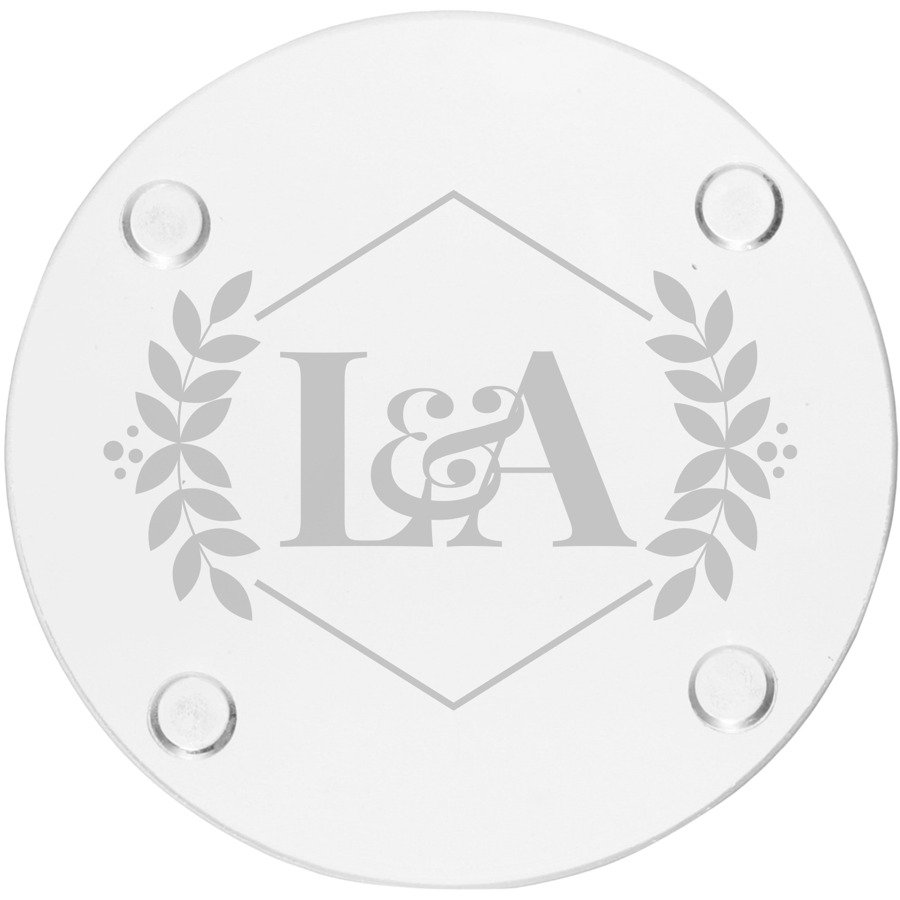 Circular Glass Coasters 4"