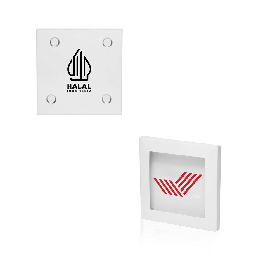 Square Luxe Glass Coasters