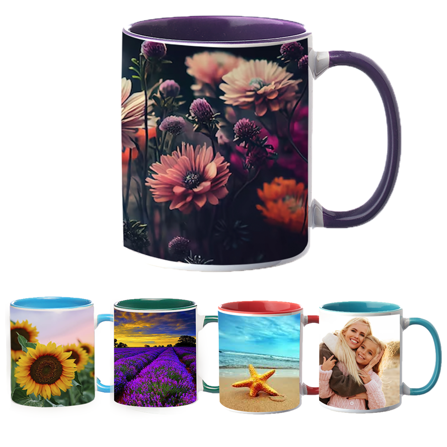 11 oz. Bright Two-Tone Sublimation Custom Mug