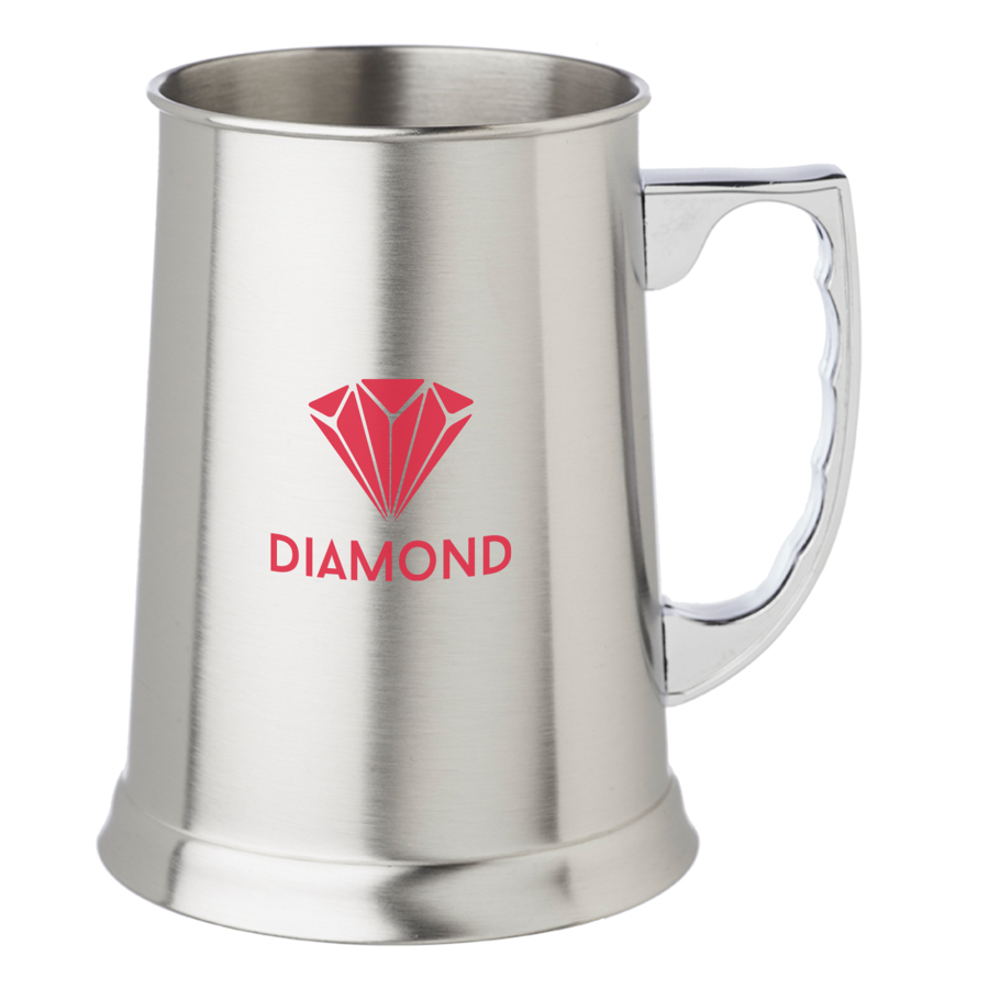 Premium Ribbed Stainless Beer Mug
