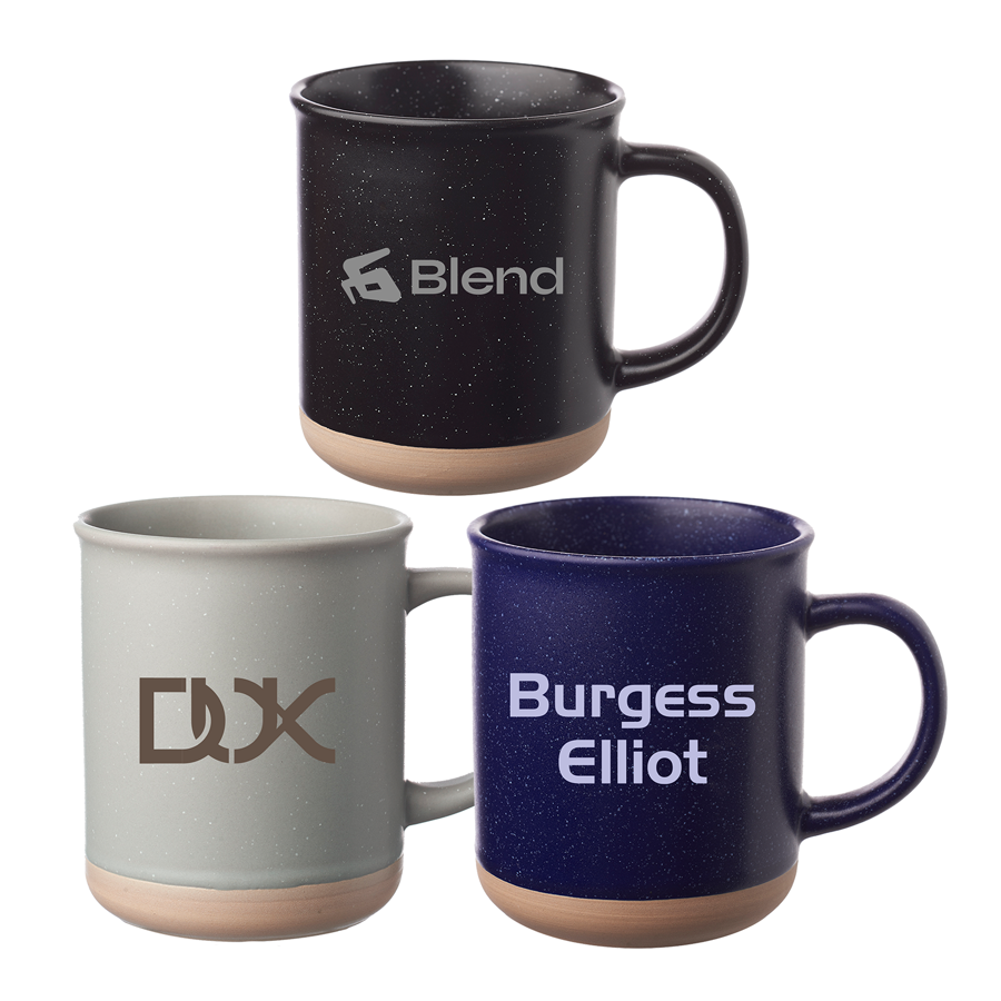 13.5 Oz. Cozy Artisan Speckled Ceramic Mug.