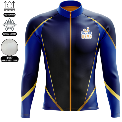 Unisex Sublimation Long Sleeve Cycling Jersey