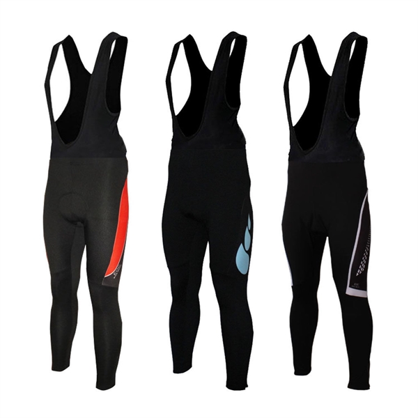 Unisex Full Sublimation Cycling Bib Tights with Fleece