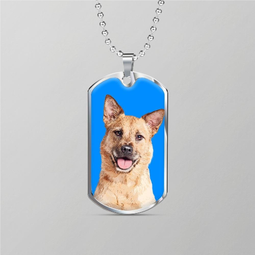Single Side Dog Tag