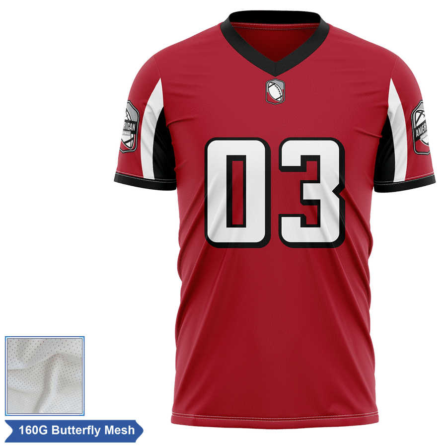 Men's & Kids Sublimation Butterfly Mesh Flag Football Jersey