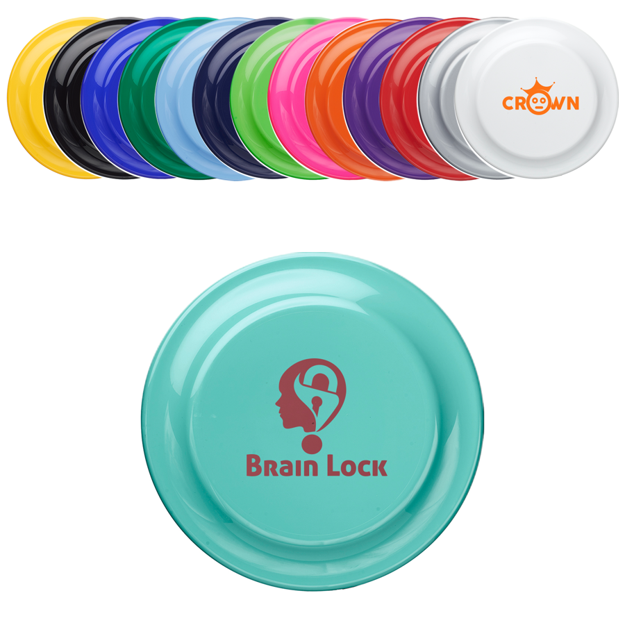 Plastic Solid Color Flying Discs 9.25"