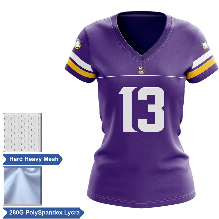 Women's Premium Sub Mesh Football Fanwear Jersey