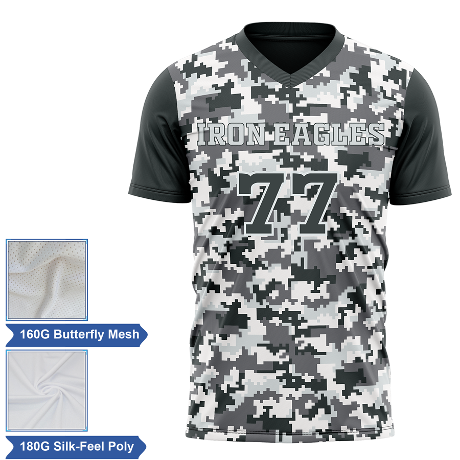 Men's & Kids' Lightweight Sublimation Football Fanwear Jersey - Style 2