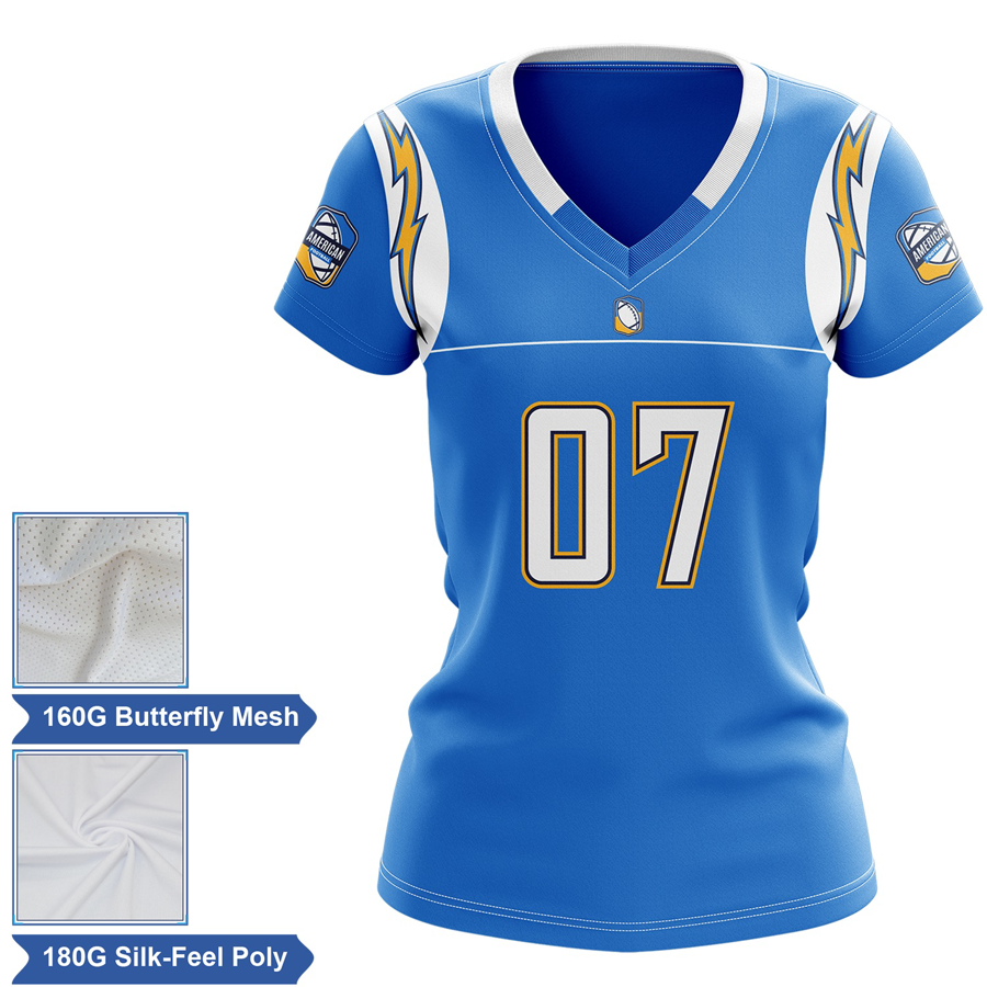 Women's Sub Lightweight Mesh Football Fanwear Jersey