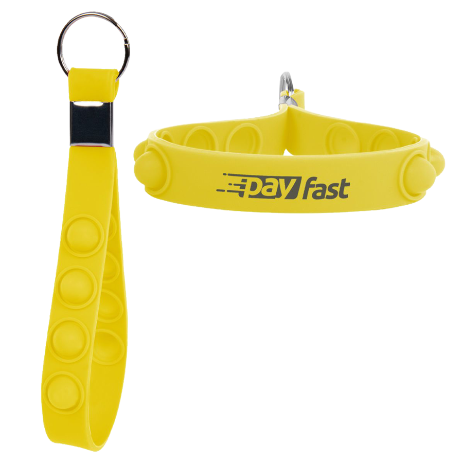 Pop Fidget Toy Keychain Wristband