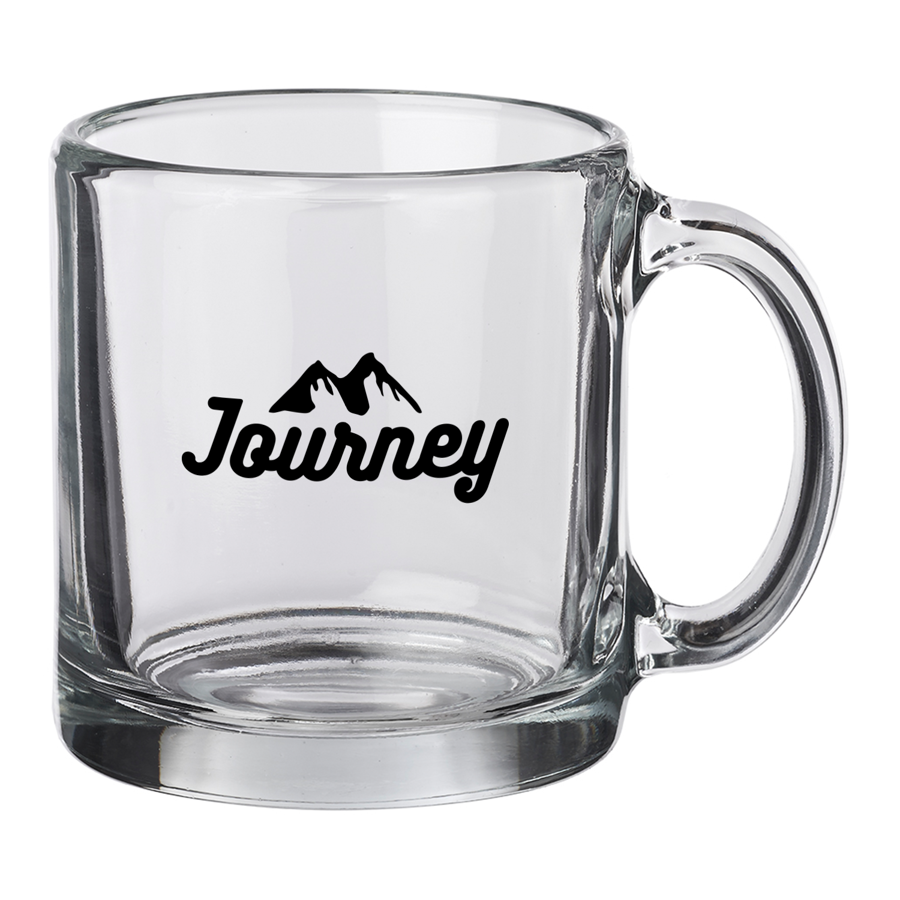 13 oz. Libbey Clear Glass Coffee Mugs