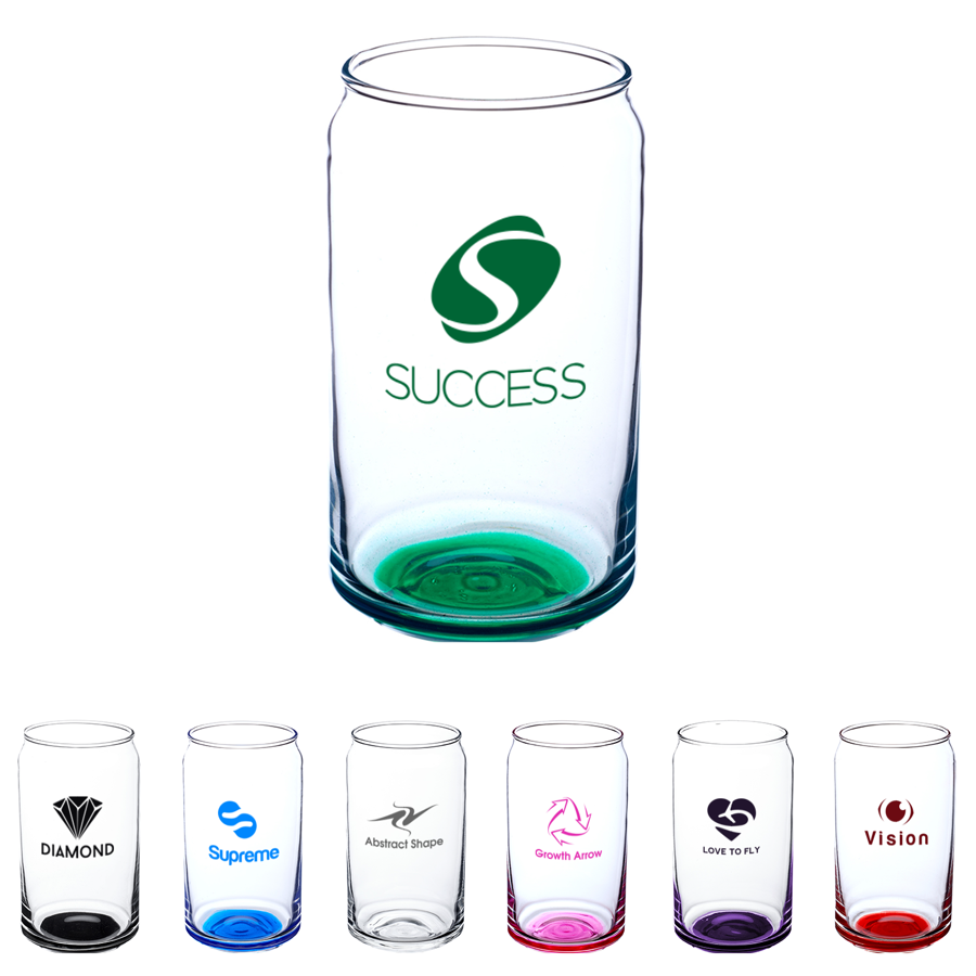 16 oz Can Style Beer Glass