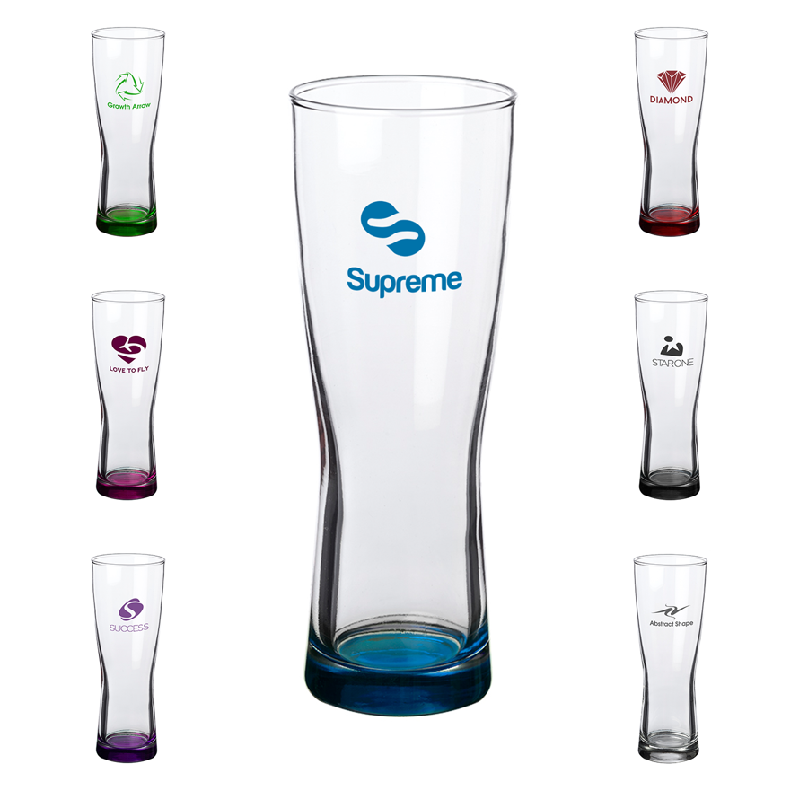 Premium Milan Pilsner Drinking Glasses 13oz
