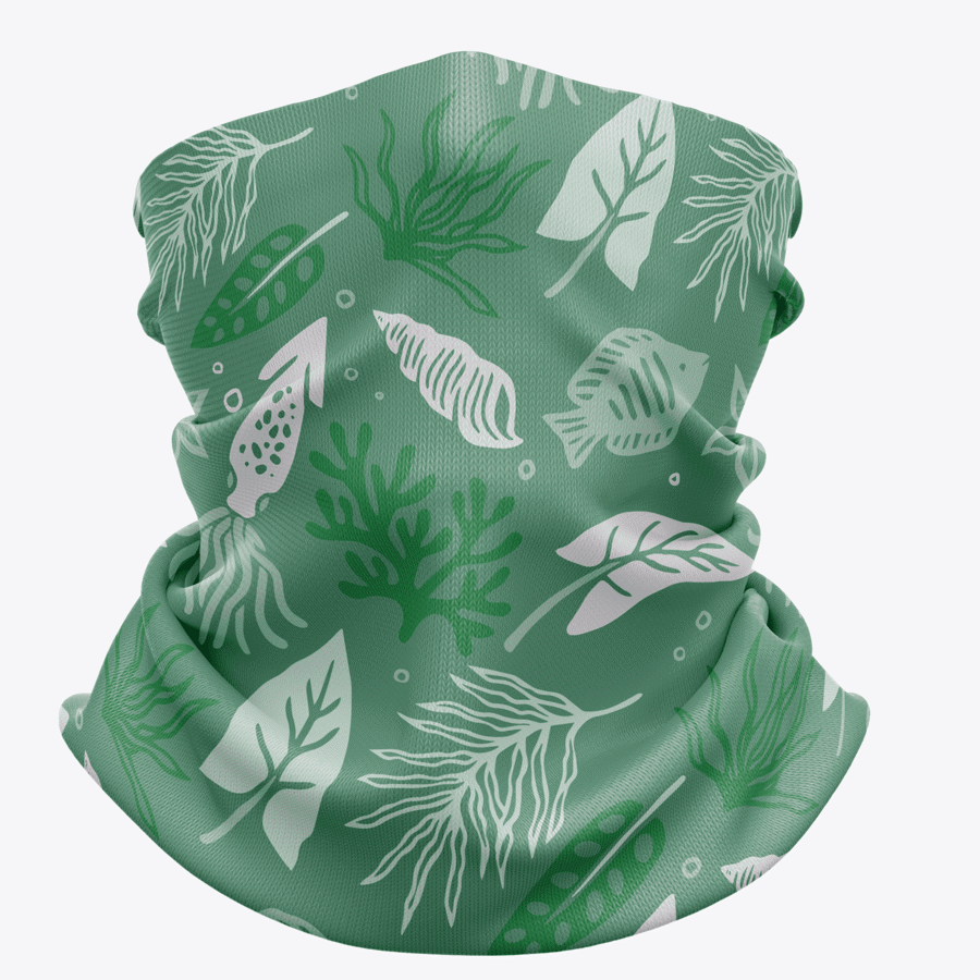 Seamless Sublimation Neck Gaiter - UPF Cooling Ice-Silk