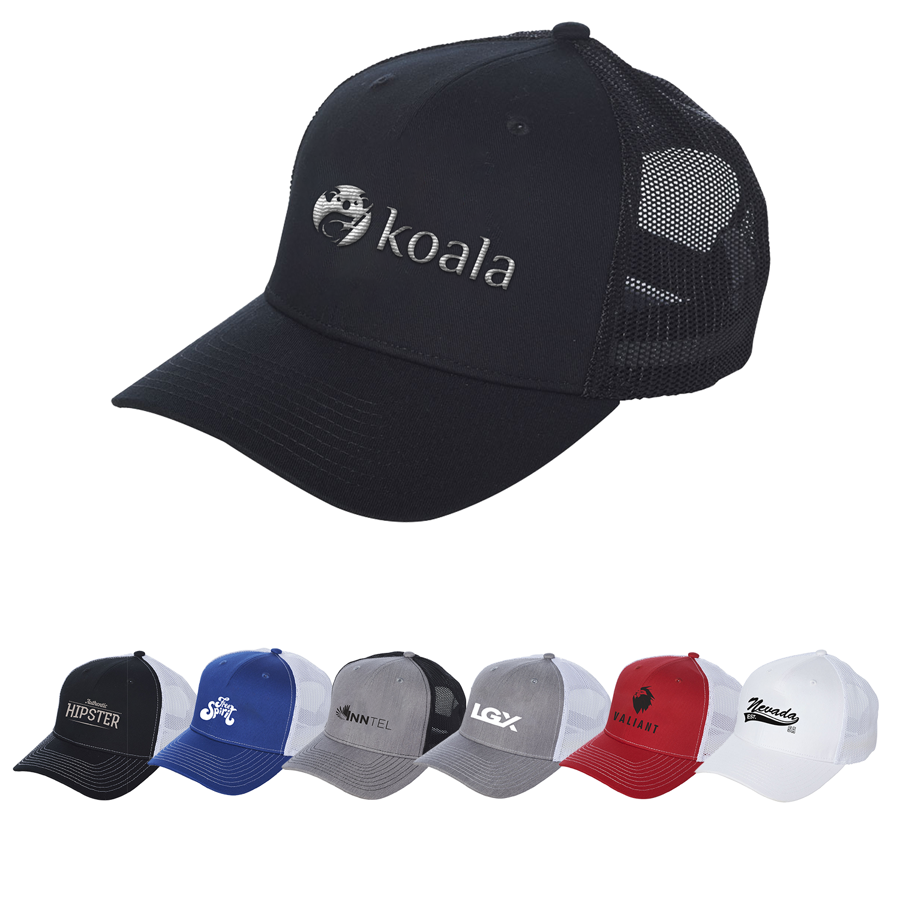 Classic Structured Trucker Cap with Mesh Backing