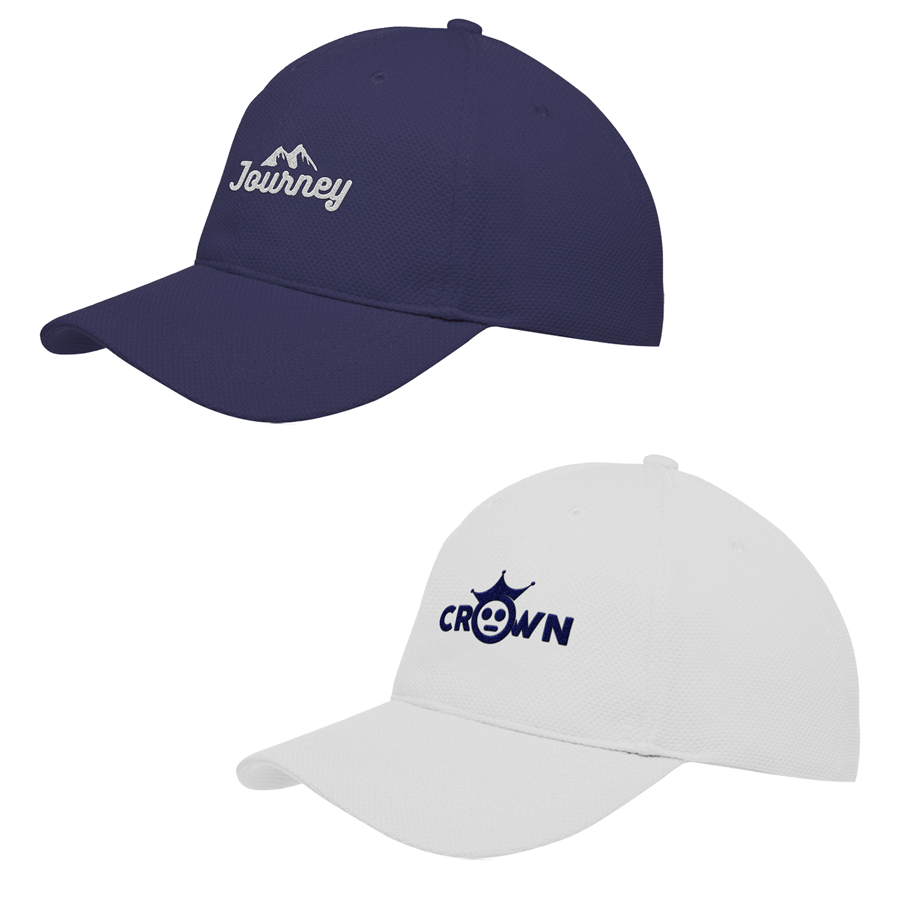 Textured Pique Baseball Cap with Adjustable Closure