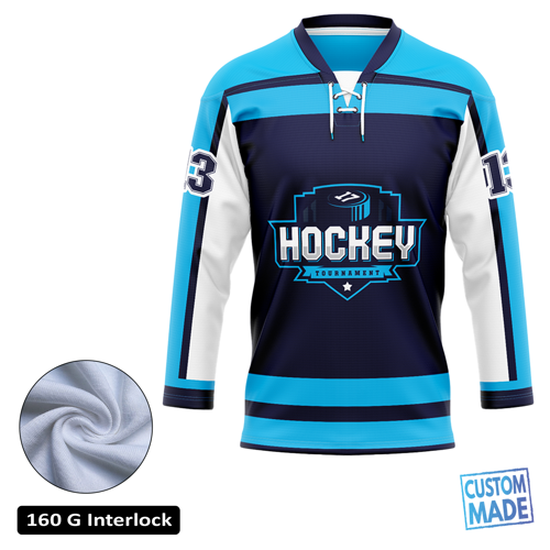 Premium Sublimation Ice Hockey Jersey - Poly Int - Men, Kids