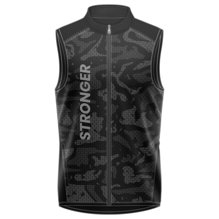 Unisex & Women's Sublimation Full-Zip Vest w/ Pockets - 220G Warp Knit