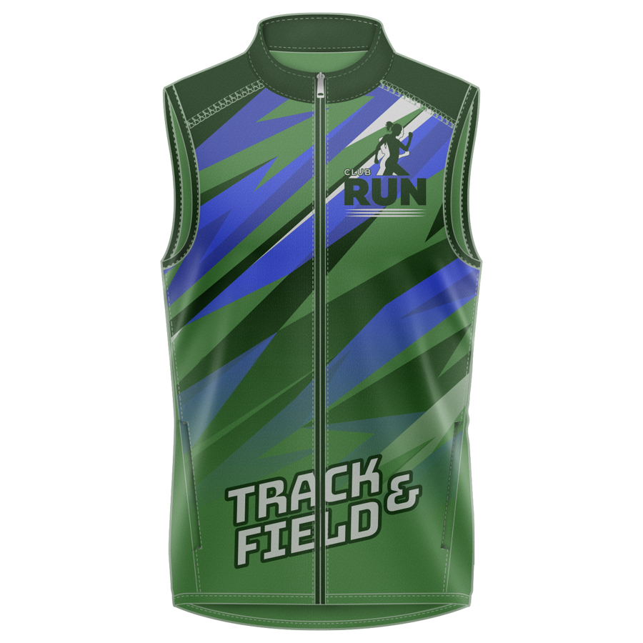 Unisex & Women's Sublimation Full-Zip Vest w/ Pockets - 280G Spandex Interlock