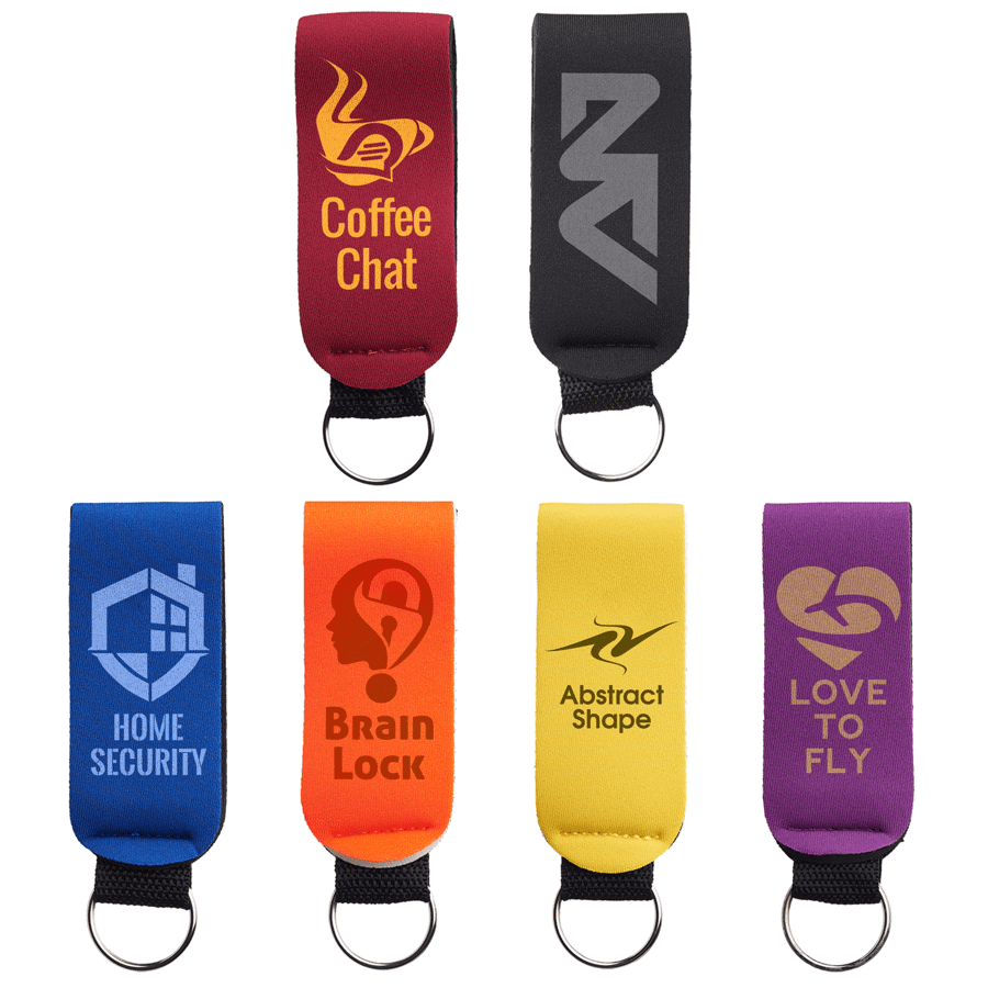 Neoprene Strap Keychains