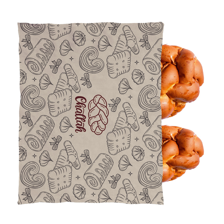 Sublimation Double-Layer Challah Cover - 25” x 13"