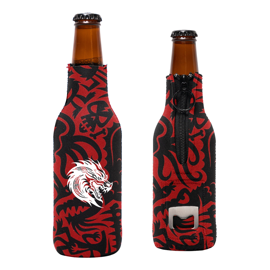 Sublimation 12 Oz Kooler with Bottle Opener and Zipper - 3mm Neoprene