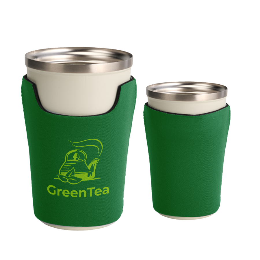 Collapsible Cup Kooler w/ Custom Logo - 3mm Neoprene
