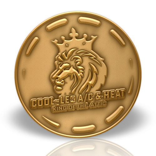 Solid Brass Lapel Pin with Dual Plating